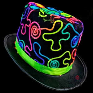 SOMBRERO GALERA BORDADA CON HILOS FLUO x 1